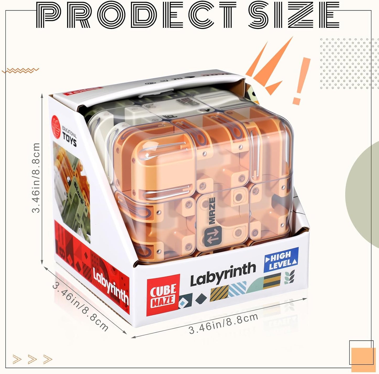 Ultimaattinen 3D-labyrinttipallo – kiehtova aivopähkinä!