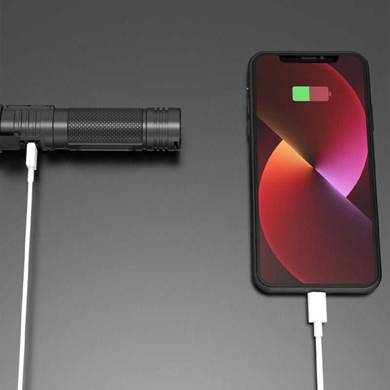 Tactische Zaklamp met Powerbank