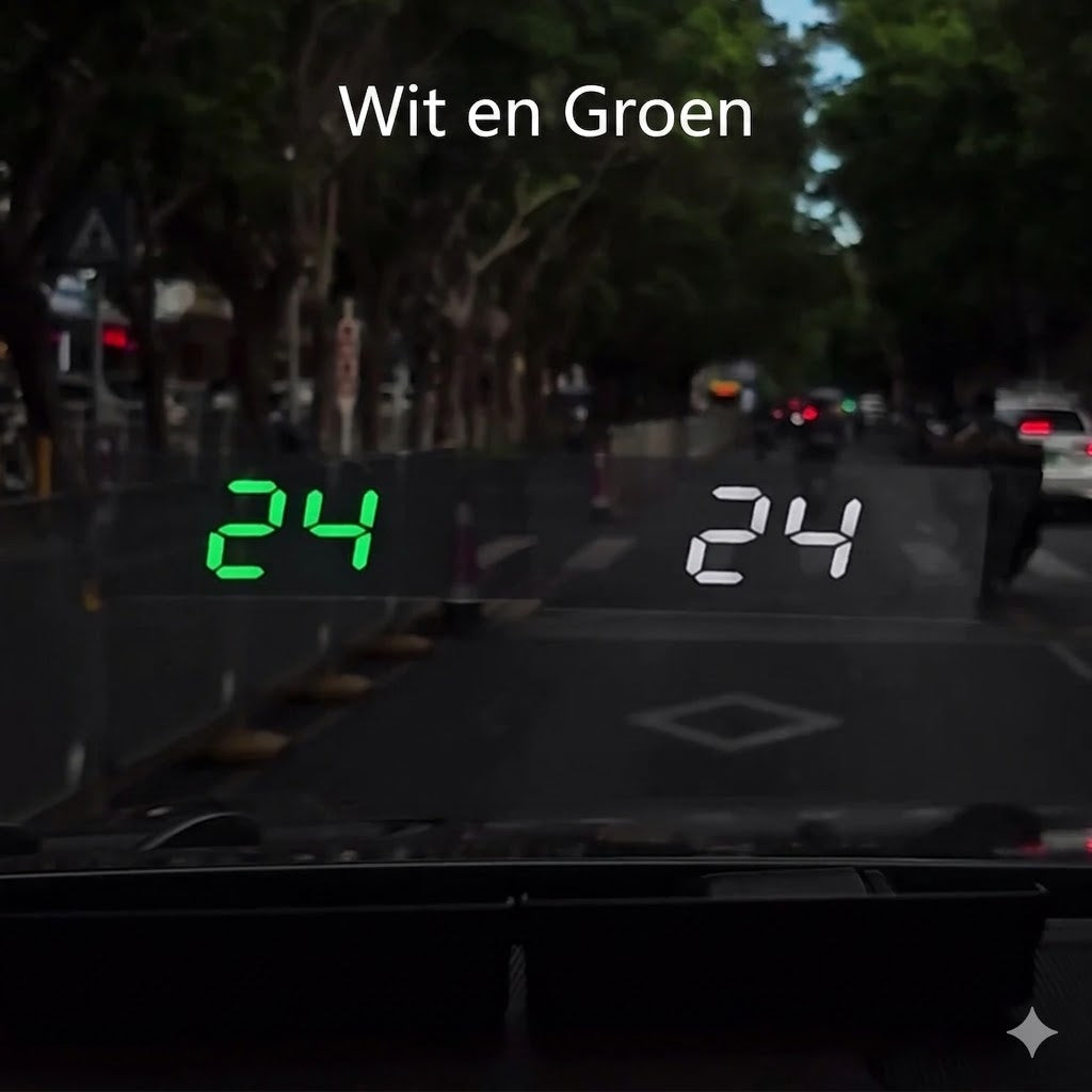 HUD Head-Up Display GPS Snelheidsmeter / Snelheidsdisplay