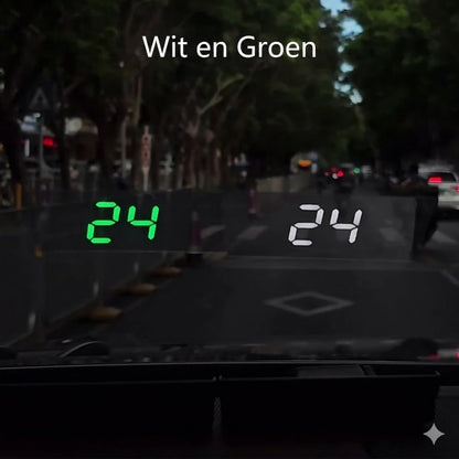 HUD Head-Up Display GPS Snelheidsmeter / Snelheidsdisplay