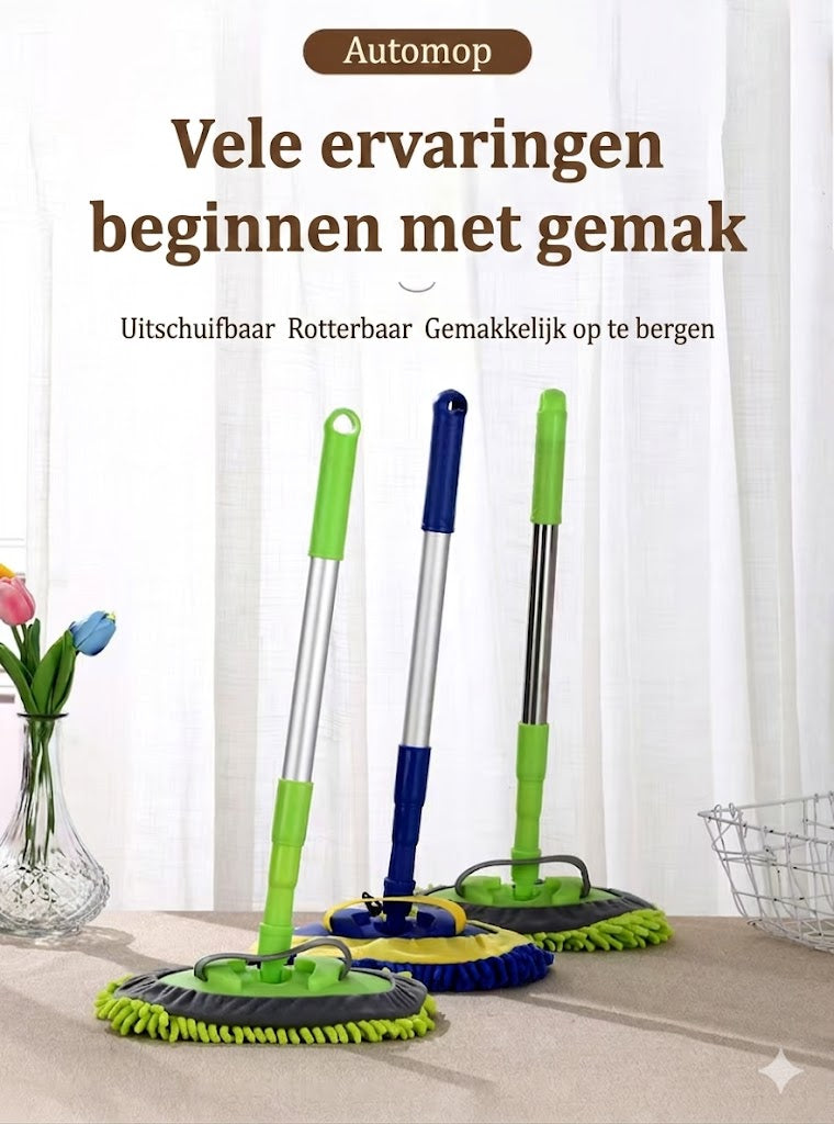 Telescopische autowas-mop