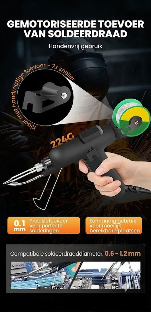 ⚒️ Efficiënte 80W soldeerboutset – 12-delige set