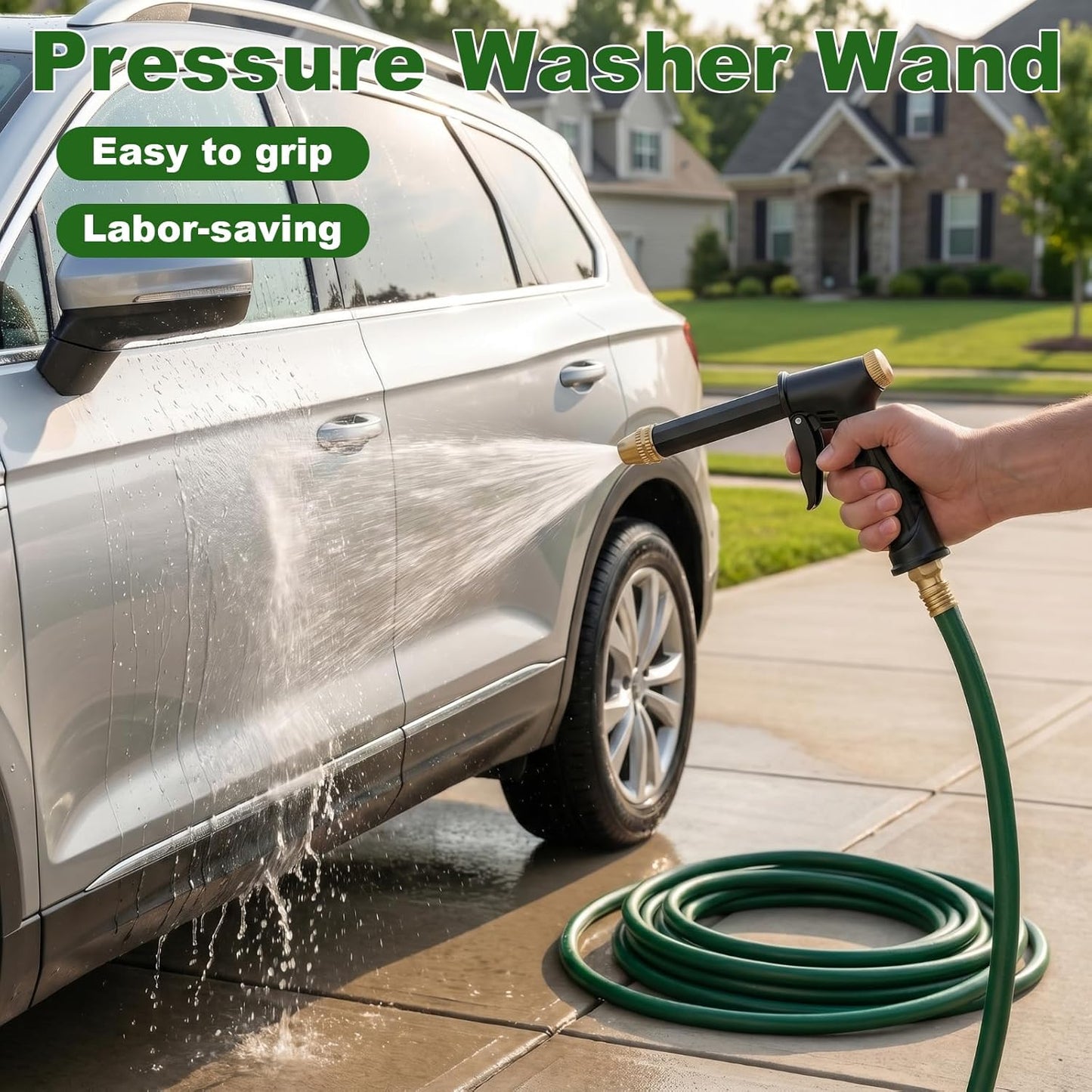 🏆 Hogedrukreiniger / Hogedrukspuit 💦 Ergonomische handgreep • Druksproeier – Krachtige autowasbeurt🚗 en tuinbewatering🌻 Makkelijk in gebruik! 👍