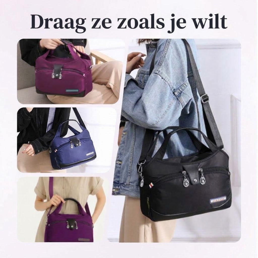 Stijlvolle crossbodytas met grote capaciteit