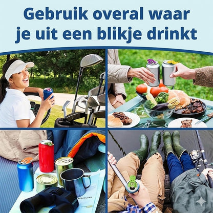 Multifunctionele Plastic Blikjesopener & Afdekkapje（1 Set 6 Stuks）