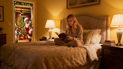 Joulupukki-ovenkarmin koriste