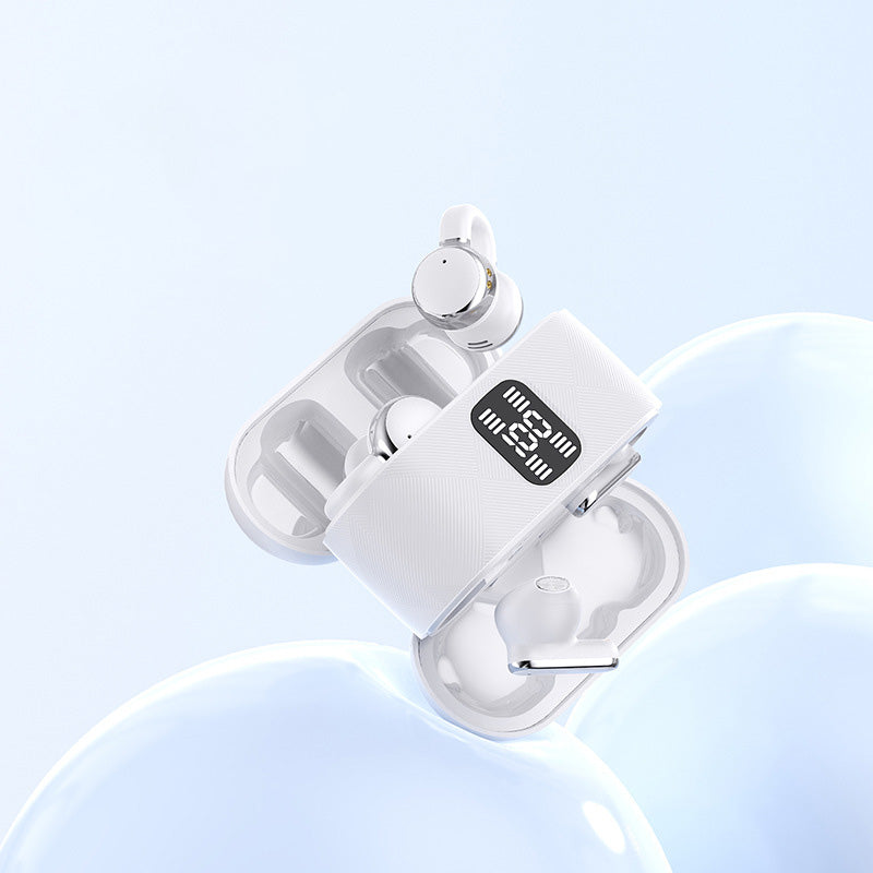 2-in-1 draadloze Bluetooth-oordopjes met oorhaken en oortips – 30 uur afspeeltijd