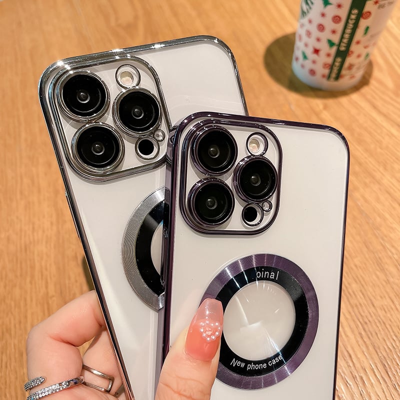 MagSafe Hoesje voor iPhone [Model] - Transparant (Magnetisch)