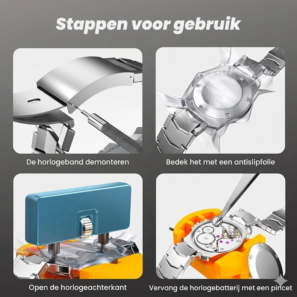 Professionele Horloge Reparatie Set