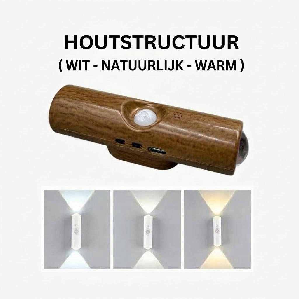Slimme magnetische sensorlamp met RGB-licht – Oplaadbare bewegingssensorlamp voor kast, trap en sfeerverlichting