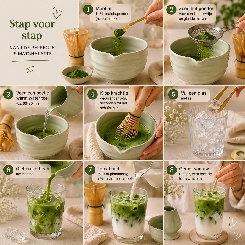 🍵Matcha Garde Set – Alles wat je nodig hebt voor die coffeeshopsfeer in huis💚