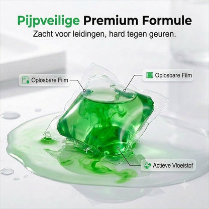 Afvoerontstopper en geurverdrijver tabletten