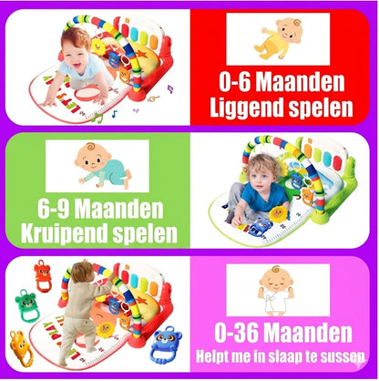 Interactieve Muziekmat voor Kinderen – Kleurrijke Speelmat met Geluid – Educatief Speelgoed