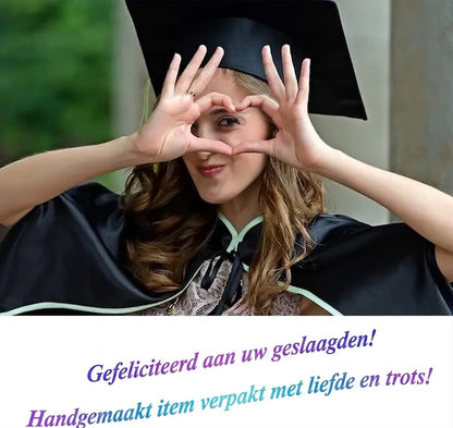 Betekenisvol Afstudeercadeau - Verstelbare Armband met Mooie Boodschap