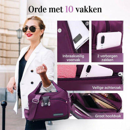 Stijlvolle crossbodytas met grote capaciteit