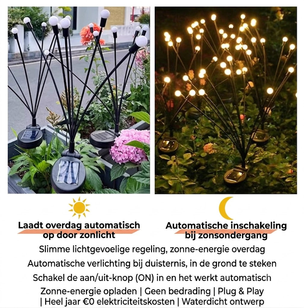Solar Vuurvliegjes Tuinverlichting