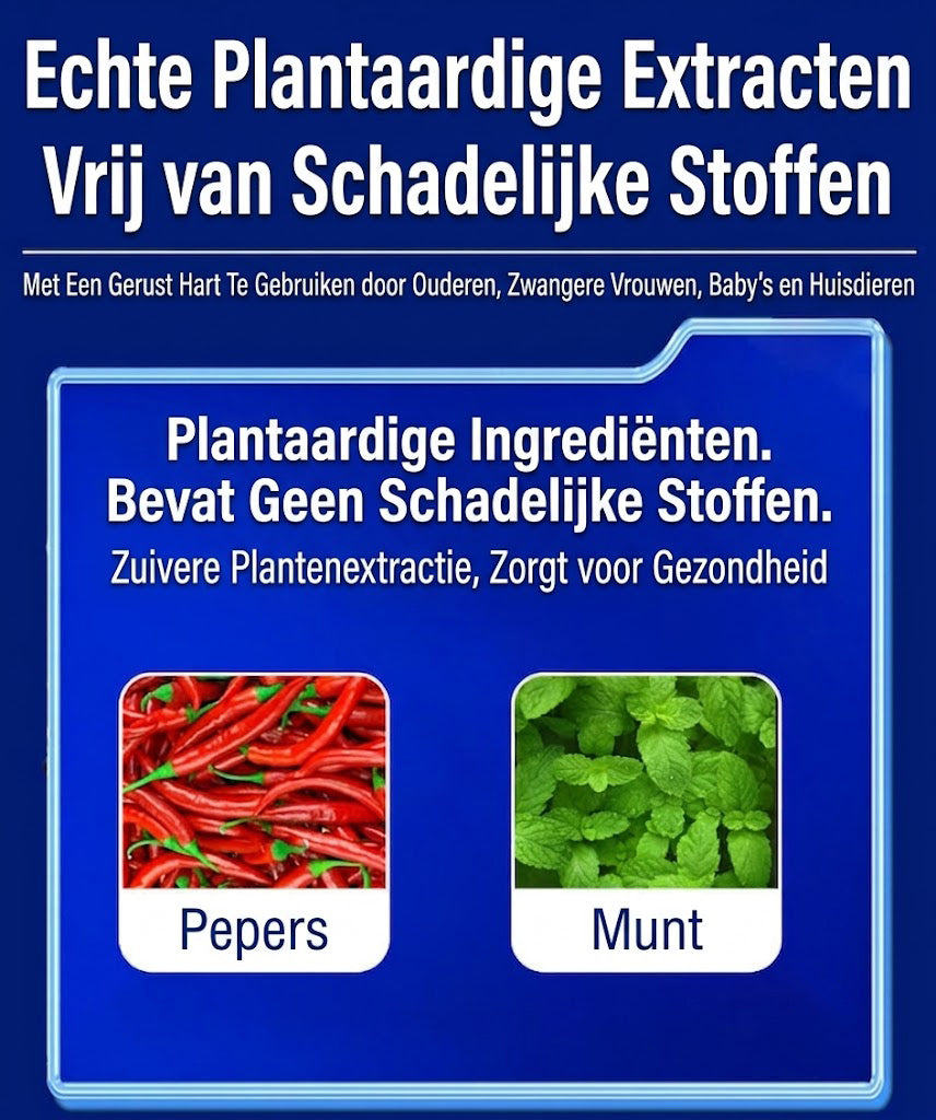 Plantaardige Muizenverjagende Gel – Geschikt voor Binnen