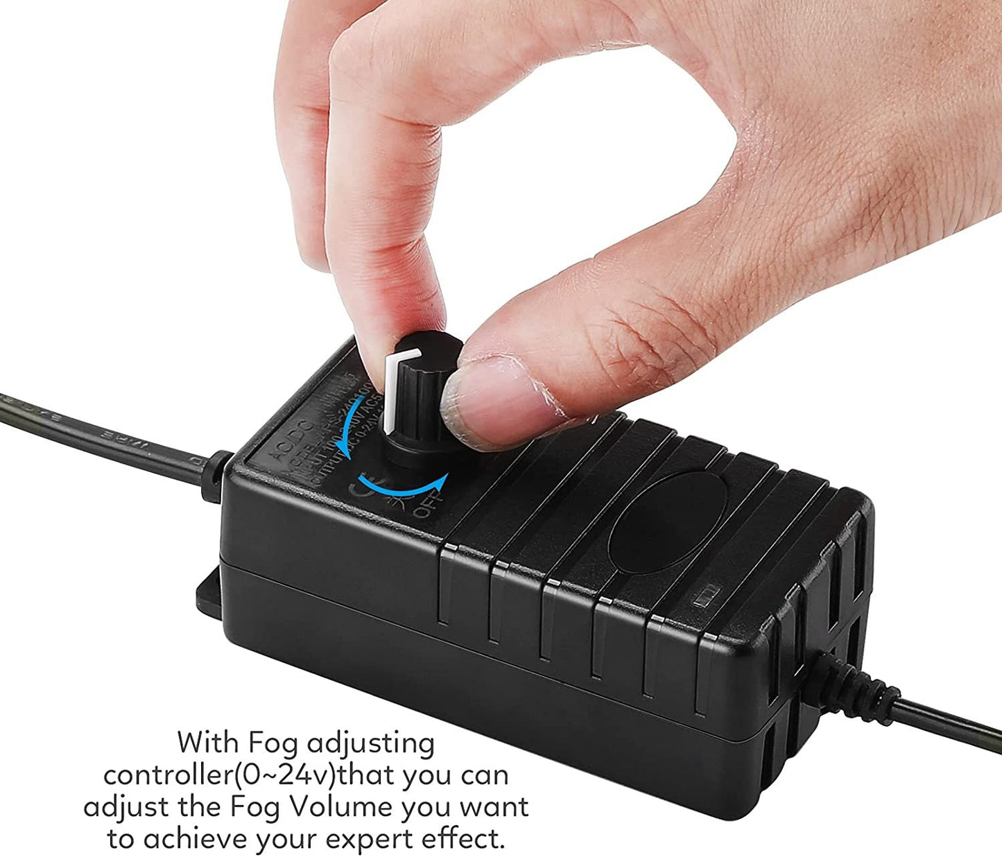 12 LED ultrasone mistmaker — produceert koude nevel en kleurrijke lichten