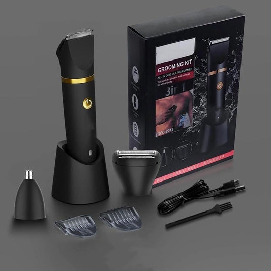 3-in-1 Bodygroomer voor Mannen - Elektrische Lichaamstrimmer