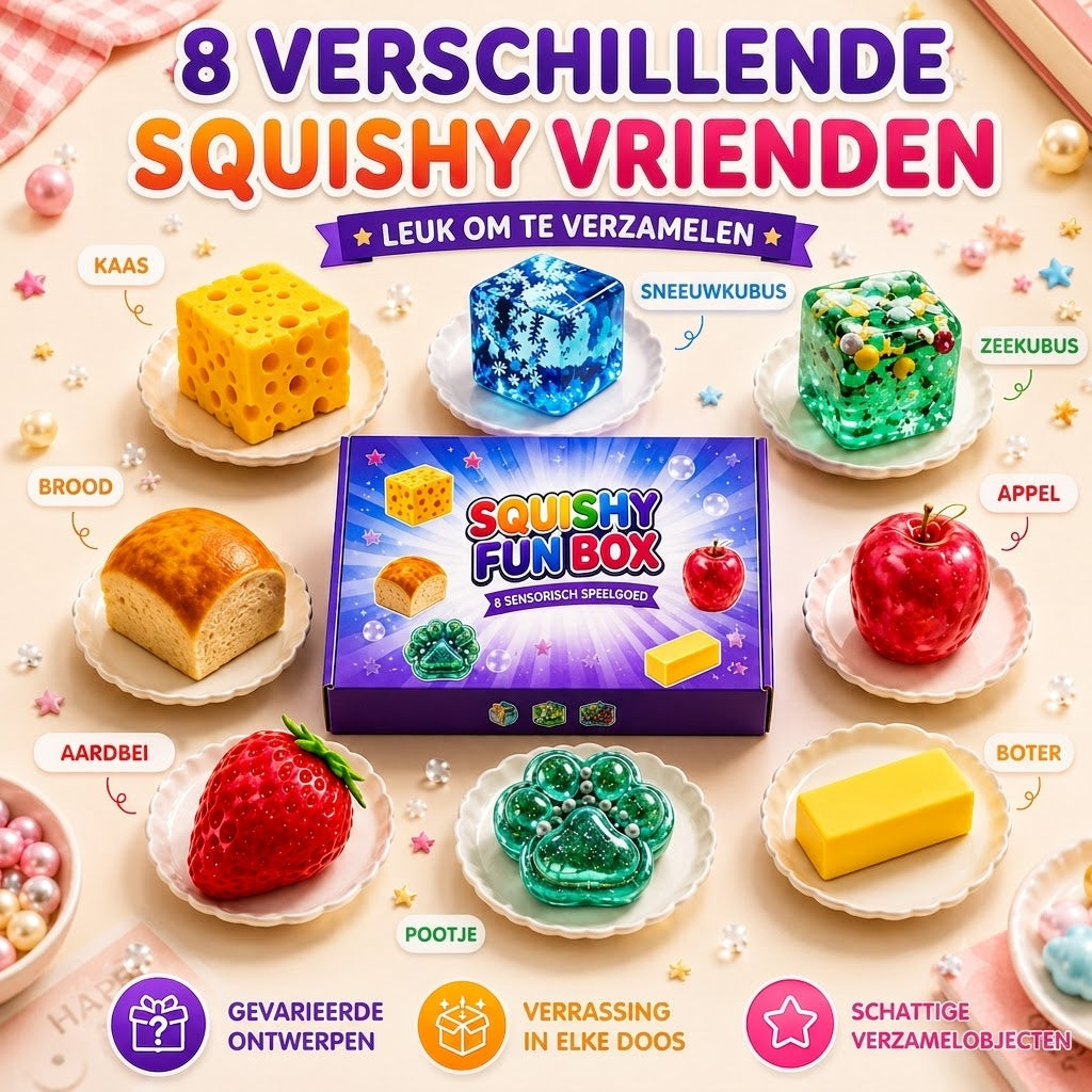 Grappige & Schattige Squishy Box – De Populaire Bestseller in de Magische Mystery Box!