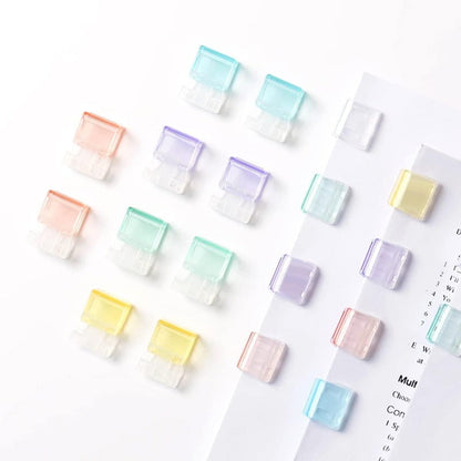 Papierclips met plastic glijlaag