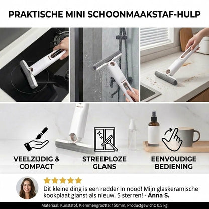 Praktisch mini reinigingsstokje – multifunctionele schoonmaakborstel voor moeilijk bereikbare hoekjes en randen
