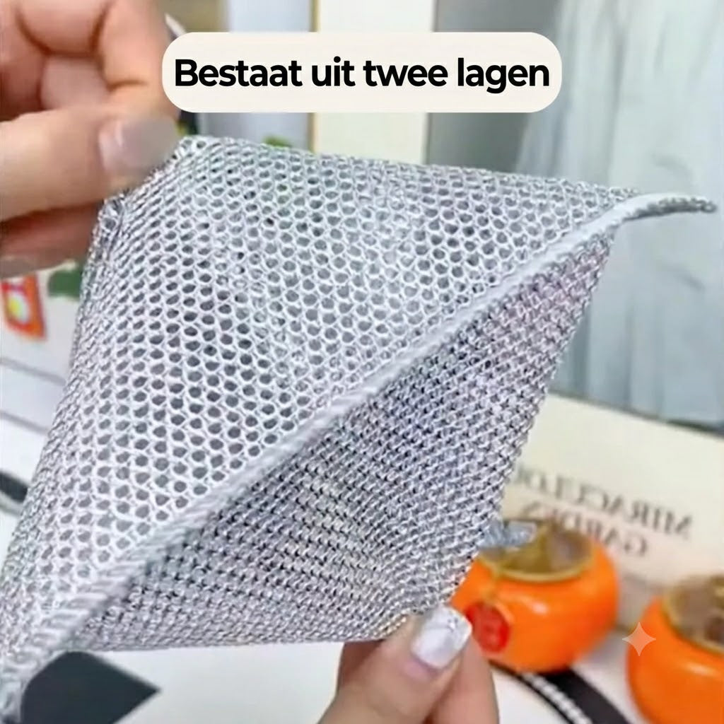 Vaatdoek van staaldraad（1 Sets 10 Stuks）