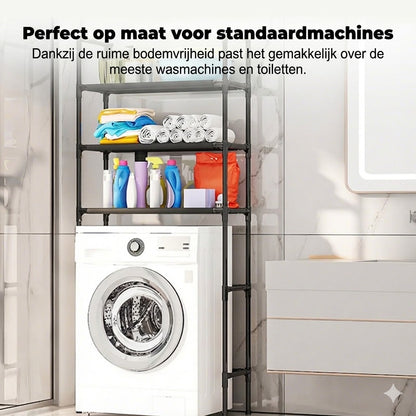Opbergrek voor Badkamer en Wasruimte – Zonder Boren