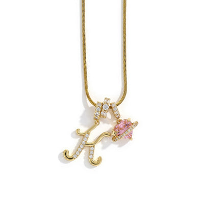 Elegante ketting met hartvormige hanger