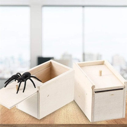 Grappige Spinnen Prank Box