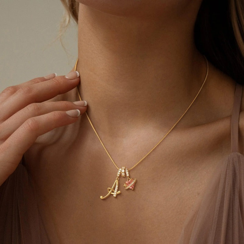 Elegante ketting met hartvormige hanger