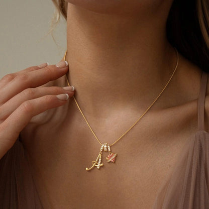 Elegante ketting met hartvormige hanger