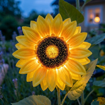 🌻Zonnebloem-tuinlamp op zonne-energie– Ziet eruit als een echte zonnebloem