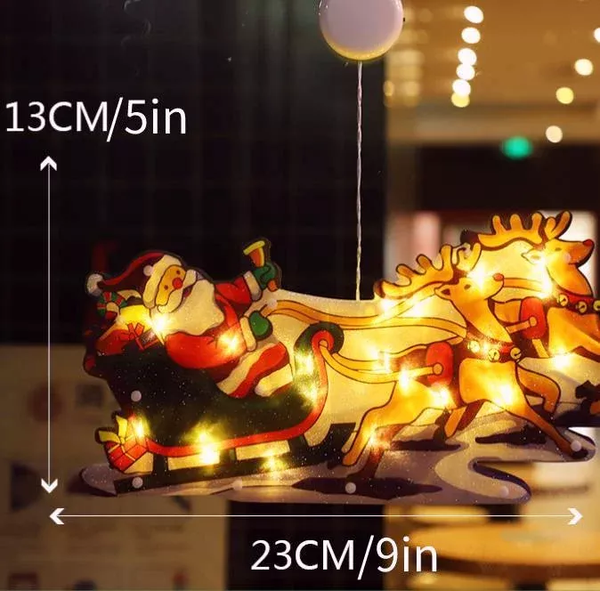 Jouluikkunan riippuvalaisin