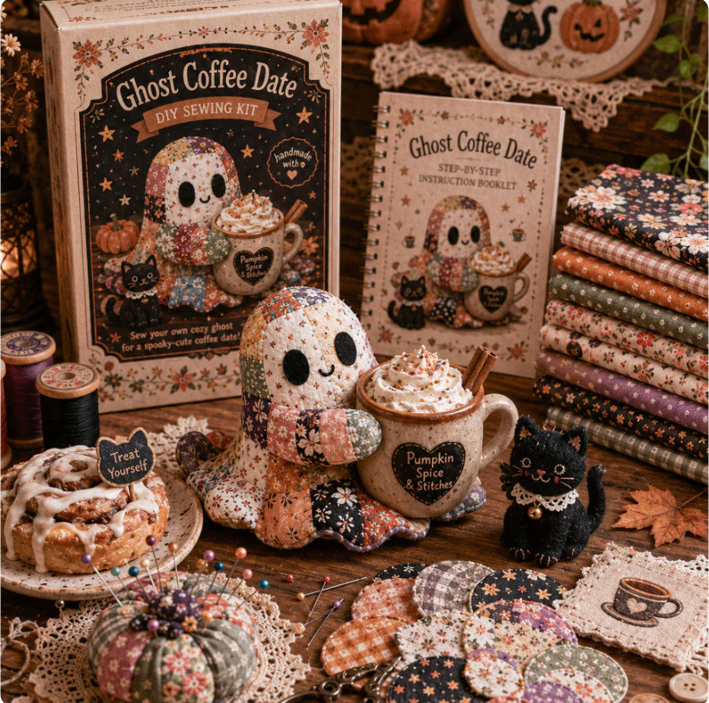 GhostCraft – DIY Lapjesdeken Spook