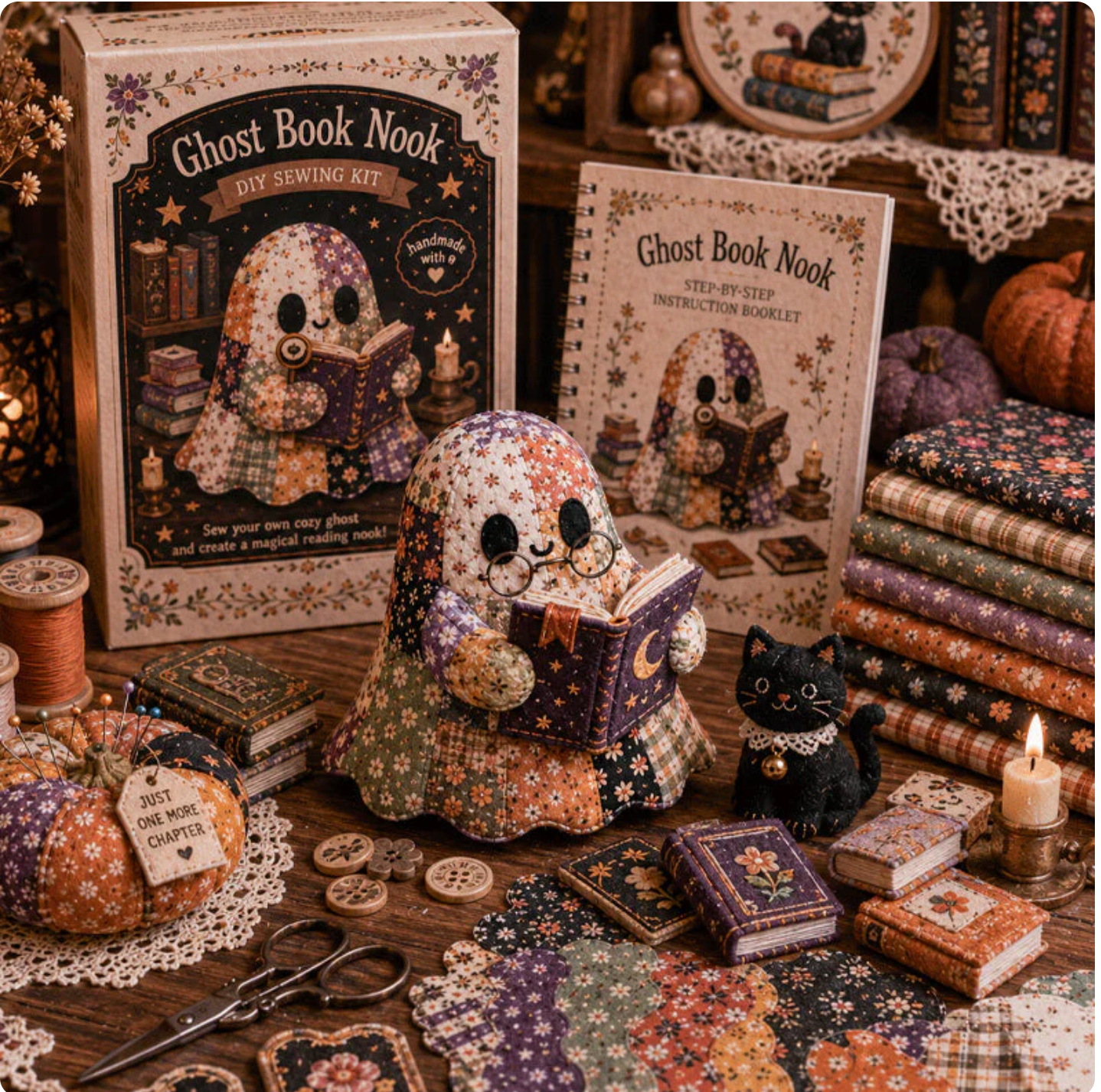 GhostCraft – DIY Lapjesdeken Spook