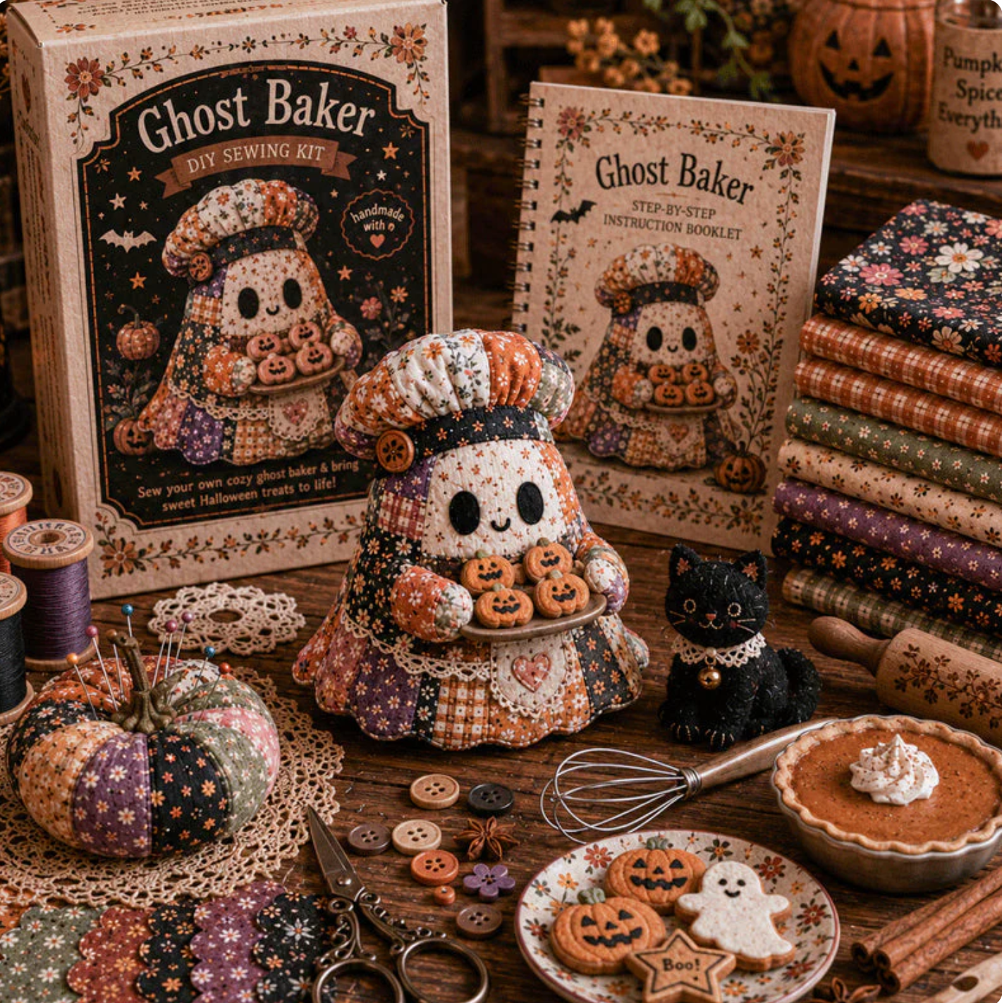 GhostCraft – DIY Lapjesdeken Spook