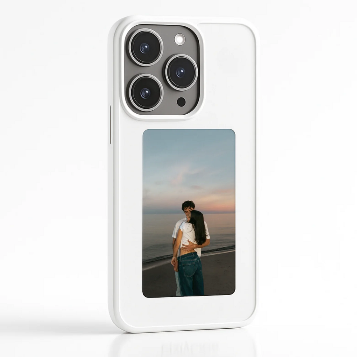 Pixly NFC E-Ink Case voor iPhone - Smart Hoesje met Aanpasbaar Scherm (DIY Foto's)