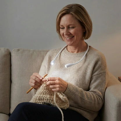 Oplaadbare LED Neklamp voor Lezen & Breien (Dimbaar)