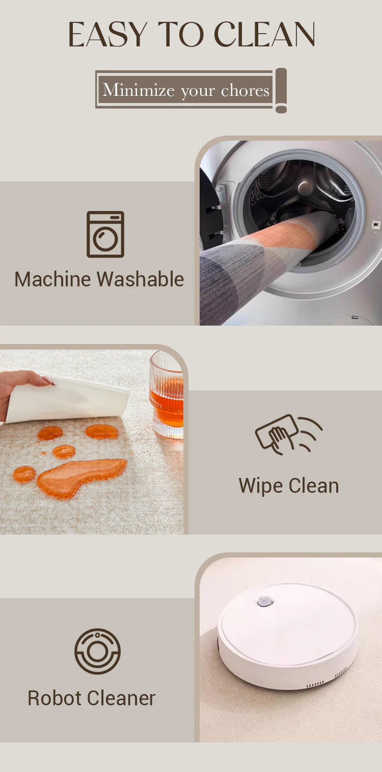 Ylellinen pestävä ja tahrankestävä matto