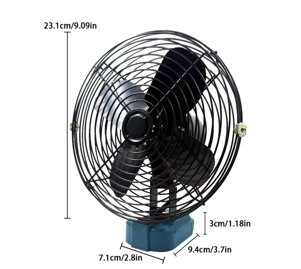 Draagbare Ventilator op Gereedschapsaccu