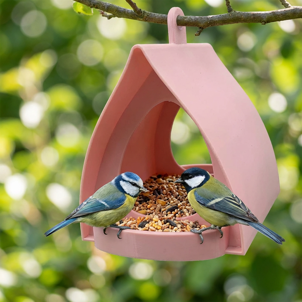 Hangende vogelvoederbak – Grote capaciteit, ideaal voor tuinen en balkons