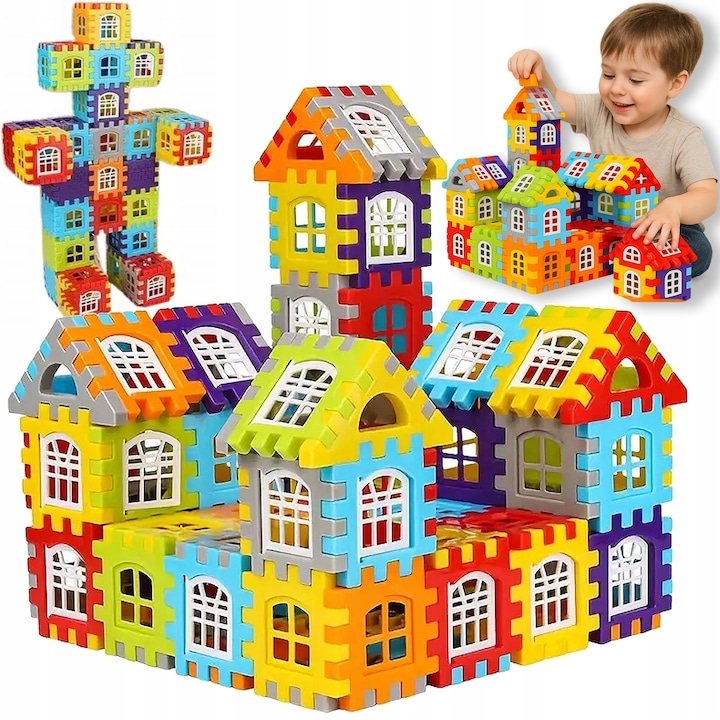 BlocksyTown™ – Rakenna oma magneettikaupunkisi (320 osaa)