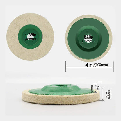 Vilt Polijstschijven voor Dremel & Multitool - 10 Stuks
