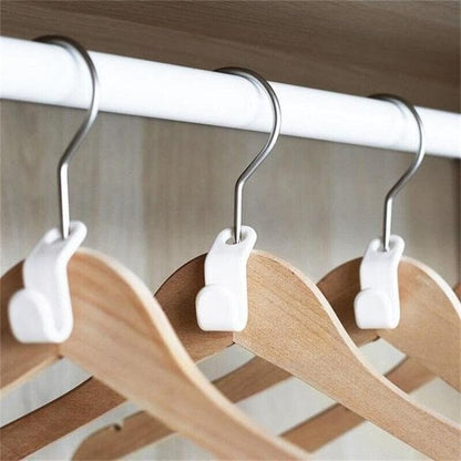 Ruimtebesparende Kledinghanger Haken (Set van 12 stuks)