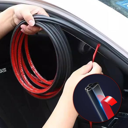 Universeel Portierrubber Auto (5 Meter) - Zelfklevende Tochtstrip Tegen Windruis (B-Vorm)