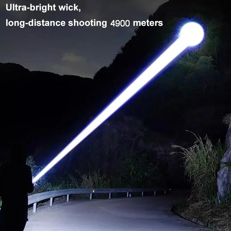 Krachtige zaklamp met zoomfunctie