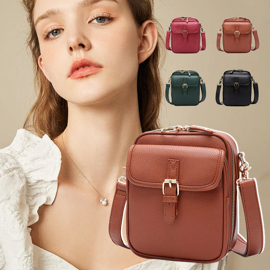 Kleine vierkante crossbodytas voor dames – Elegante schoudertas in boxdesign