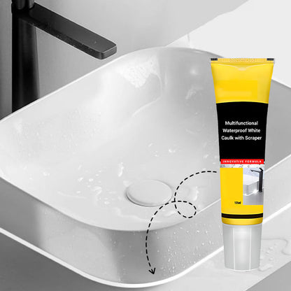 Schimmelwerende Siliconenkit inclusief Kitspatel – Sanitairkit voor Badkamer en Keuken