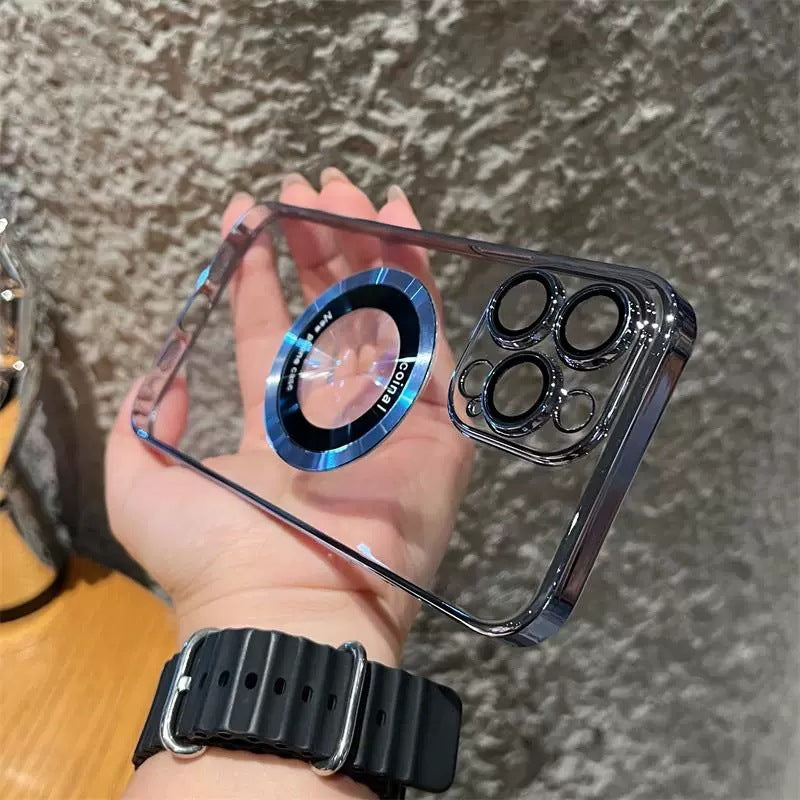 MagSafe Hoesje voor iPhone [Model] - Transparant (Magnetisch)